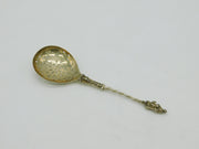Victorian Sterling Silver Apostle Terminal Sugar Caster Spoon Antique 1885 London