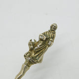 Victorian Sterling Silver Apostle Terminal Sugar Caster Spoon Antique 1885 London