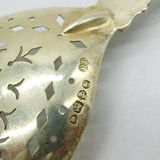 Victorian Sterling Silver Apostle Terminal Sugar Caster Spoon Antique 1885 London