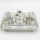 George IV Matthew Boulton Sterling Silver Desk Stand Antique 1828 Birmingham