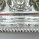 George IV Matthew Boulton Sterling Silver Desk Stand Antique 1828 Birmingham