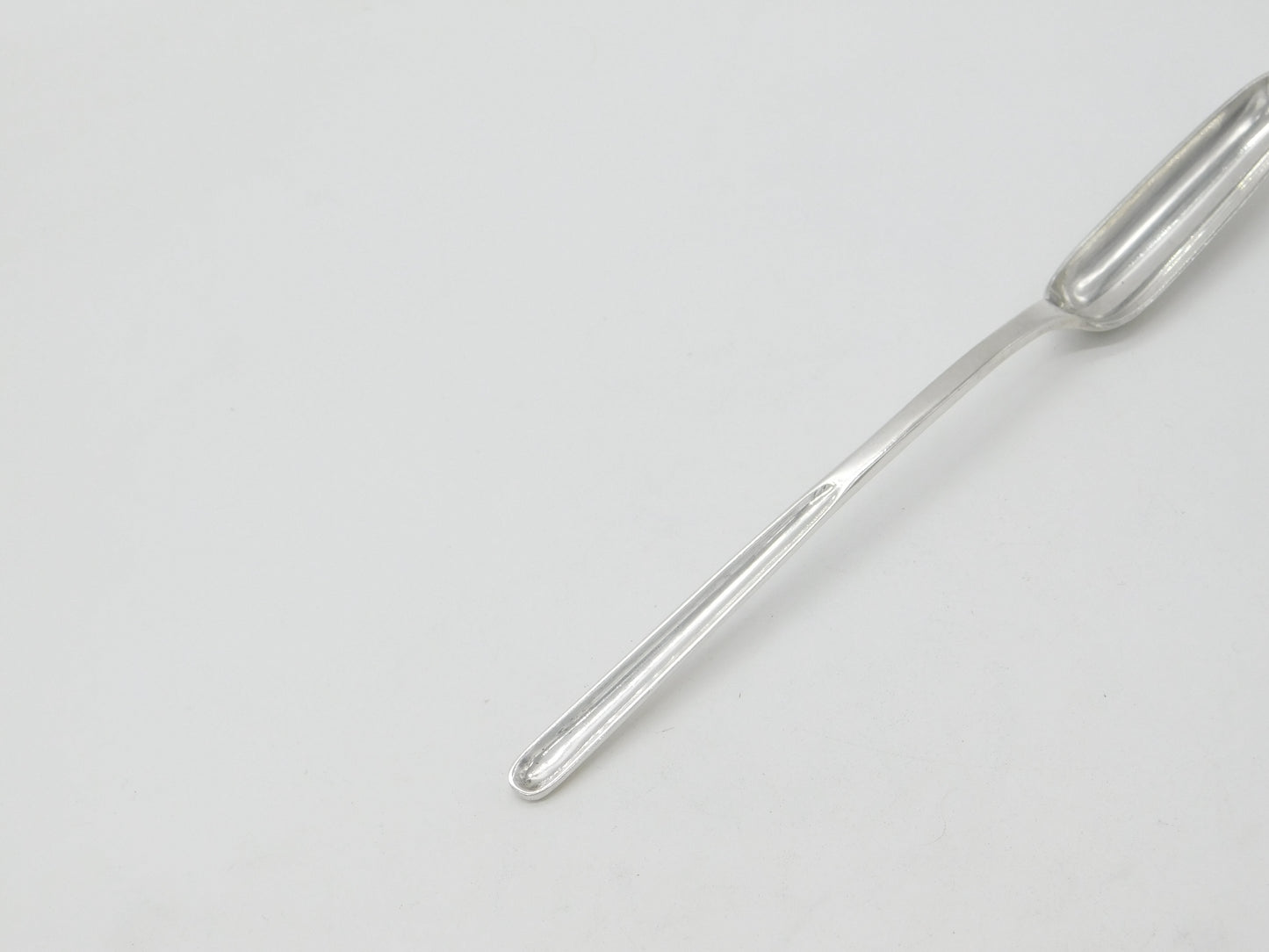 Sterling Silver Georgian Style Bone Marrow Scoop 1973 Sheffield Vintage