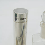 Victorian Boxed Sterling Silver Ladies Hair Curling Travelling Set Antique