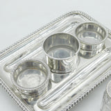 George IV Matthew Boulton Sterling Silver Desk Stand Antique 1828 Birmingham