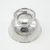 Victorian Sterling Silver Floral Form Sweet Treat Bowl with Crest 1867 London