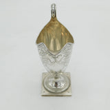 George III Sterling Silver Pedestal Cream Jug Antique 1790 London Thomas Shaw