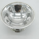 Guild of Handicrafts Planished Sterling Silver Pedestal Dish Vintage 1955 London