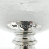 Guild of Handicrafts Planished Sterling Silver Pedestal Dish Vintage 1955 London