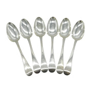 George I Set of Six Britannia Silver Tablespoons Antique 1722 London E. Jennings