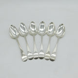 George I Set of Six Britannia Silver Tablespoons Antique 1722 London E. Jennings