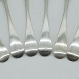 George I Set of Six Britannia Silver Tablespoons Antique 1722 London E. Jennings