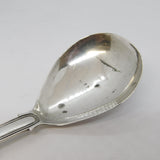 George III Sterling Silver Tea Caddy Spoon Antique 1817 Birmingham J Willmore