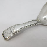 George III Sterling Silver Tea Caddy Spoon Antique 1817 Birmingham J Willmore