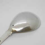 George III Sterling Silver Tea Caddy Spoon Antique 1817 Birmingham J Willmore