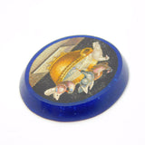 Victorian Grand Tour Micro Mosaic Doves of Pliny Plaque Antique c1840