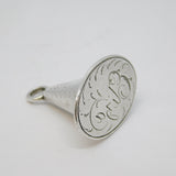 George III Sterling Silver Welsh Hat 'Eliza' Fob Seal Antique 1798 Birmingham