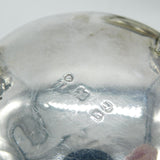 George IV Pair of Sterling Silver Paw Foot Salt Cellars Antique 1823 London