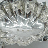 George II Sterling Silver Floral Pattern Small Sauce Boat Antique 1754 London