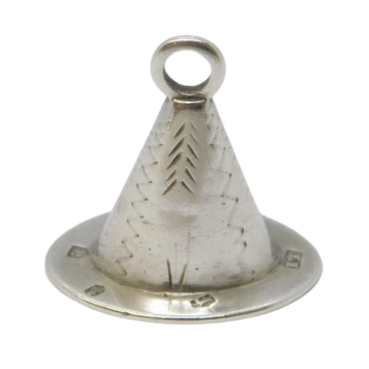 George III Sterling Silver Welsh Hat 'Eliza' Fob Seal Antique 1798 Birmingham