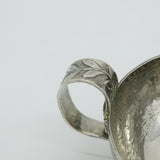 Edwardian Sterling Silver Egyptian Pattern Wine Cup Antique 1907 Chester