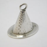 George III Sterling Silver Welsh Hat 'Eliza' Fob Seal Antique 1798 Birmingham