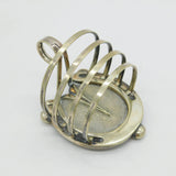 Victorian Silver Plated Novelty Horseshoe Toast Rack Antique c1890