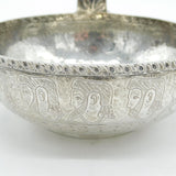 Edwardian Sterling Silver Egyptian Pattern Wine Cup Antique 1907 Chester