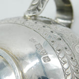Edwardian Sterling Silver Egyptian Pattern Wine Cup Antique 1907 Chester