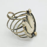 Victorian Silver Plated Novelty Horseshoe Toast Rack Antique c1890