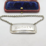 Georgian Sterling Silver Whisky Decanter Label 1809 Birmingham Antique