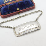 Georgian Sterling Silver Whisky Decanter Label 1809 Birmingham Antique