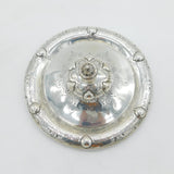 Victorian Sterling Silver Decorative Floral Butter Dish Antique 1862 London