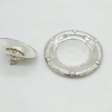 Victorian Sterling Silver Decorative Floral Butter Dish Antique 1862 London