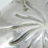 Irish Edwardian Sterling Silver Animal Pattern Treat Bowl Antique 1908 Dublin