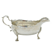 Newcastle Provincial George III Sterling Silver Sauce Boat Antique c1780