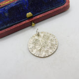 King George III Silver Sixpence Coin Charm or Pendant 1787 Fine Condition