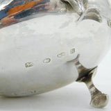 Newcastle Provincial George III Sterling Silver Sauce Boat Antique c1780