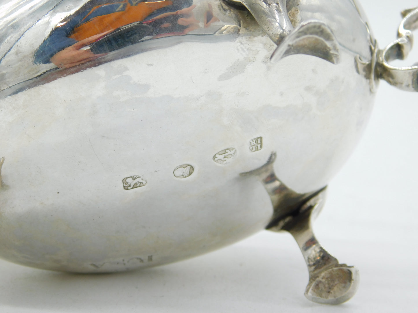 Newcastle Provincial George III Sterling Silver Sauce Boat Antique c1780