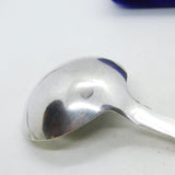 Victorian Sterling Silver Fiddle Pattern Tea Caddy Spoon Antique 1849 London