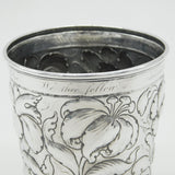 Metropolitan Museum of Art Sterling Silver 16th Century Replica Beaker Vintage