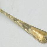George II Sterling Silver Gilt Ivy Pattern Dessert Tablespoon Antique 1739 London