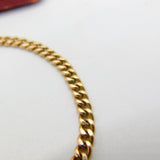 9ct Gold Albertina Watch Chain Bracelet with Tassel Fob Antique Victorian c1860