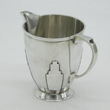 Goldsmiths & Silversmiths Sterling Silver Cream Jug Antique 1931 London Deco