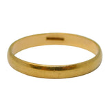 9ct Yellow Gold Essential Wedding Band Ring Vintage Sheffield Size W UK