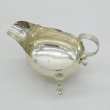 George III Sterling Silver Sauce Boat Antique 1772 London Robert Hennell I