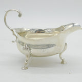 George III Sterling Silver Sauce Boat Antique 1772 London Robert Hennell I