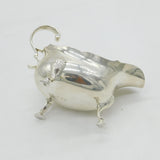 George III Sterling Silver Sauce Boat Antique 1772 London Robert Hennell I