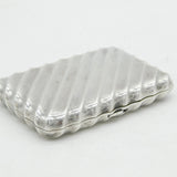 Victorian Sterling Silver Decorative Cigarette Case Antique 1887 Birmingham