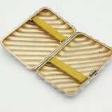Victorian Sterling Silver Decorative Cigarette Case Antique 1887 Birmingham