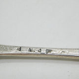 George II Sterling Silver Ornate Cherub Pattern Dessert Spoon Antique 1755 London